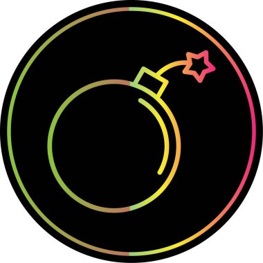 Bomba. Web simgesi basit illüstrasyon 