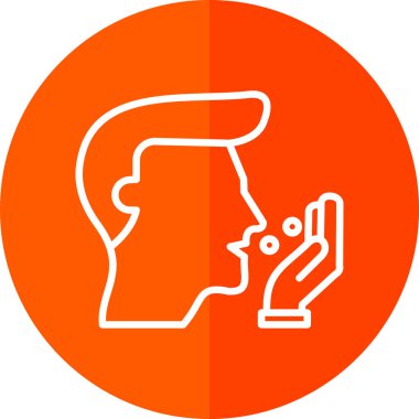 Baş simge vektör çizim