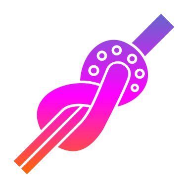 ipe düğüm simgesi. vektör çizim