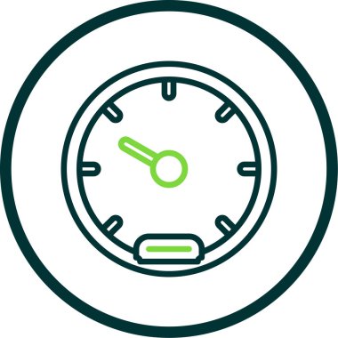 basit hız göstergesi simgesi, vektör çizim