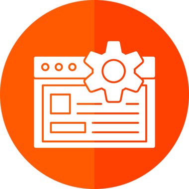 seo modern simgesinin vektör illüstrasyonu