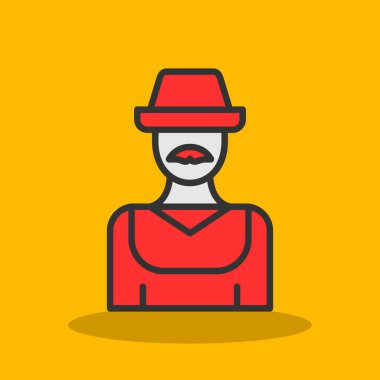 Vektör illüstrasyonu, simge ögesi arkaplanı