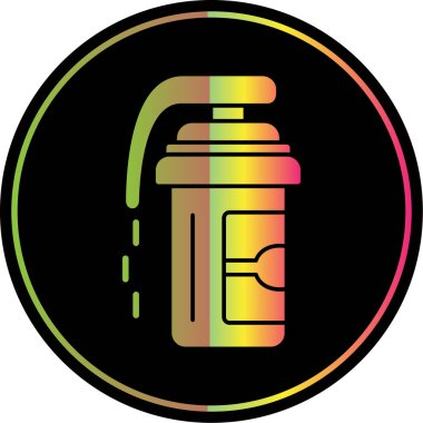 Pepper spray icon, vector illustration
