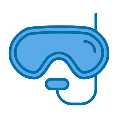 maske simgesi vektör illüstrasyonu