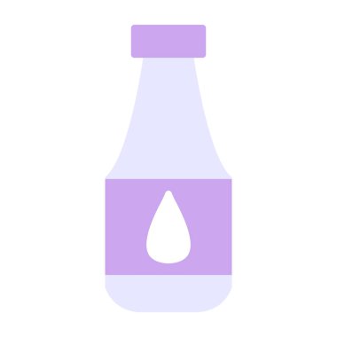 Şişe simgesinin vektör illüstrasyonu 