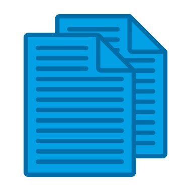 belge simgesi vektör illüstrasyonu 