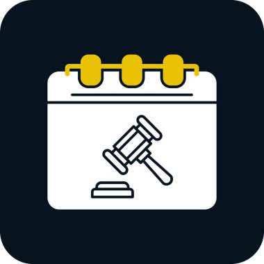 Takvim simgesi, vektör illüstrasyonu basit tasarım