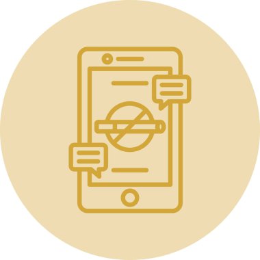 Telefon simgesi vektör illüstrasyonu