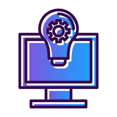 seo modern simgesinin vektör illüstrasyonu