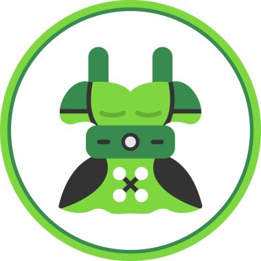 Bavyera Dirndl elbise, vektör illüstrasyonu