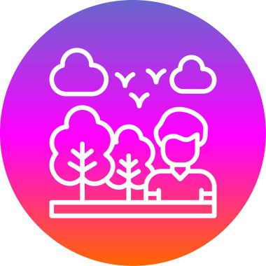 Ağaçlı Maceracı 'nın vektör simgesi