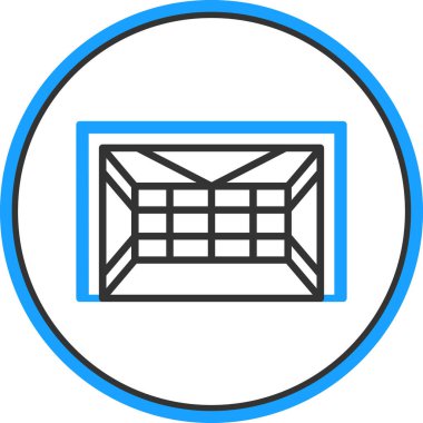 Bir b eksikliği simgesinin vektör çizimi