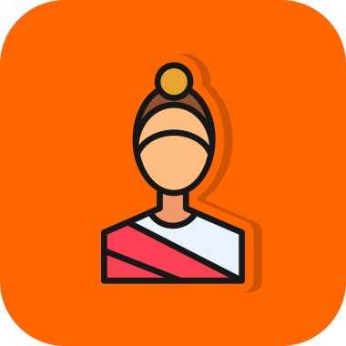 İspanya 'nın bayrak vektör illüstrasyon tasarımlı kadını