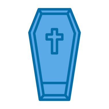 Tabut vektör satırı simgesi