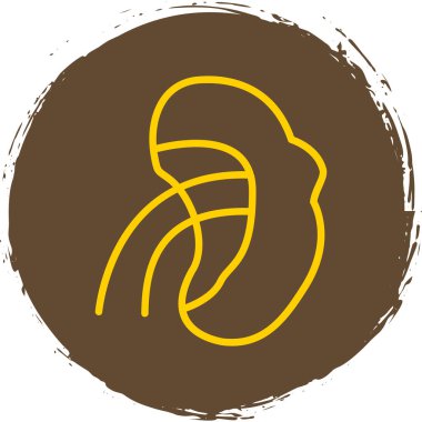 Bir kahvenin vektör çizimi