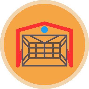 Modern bir ev simgesinin vektör illüstrasyonu