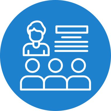 İnsan simgesinin vektör illüstrasyonu