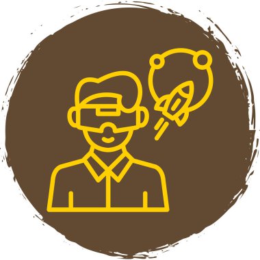 Maskeli bir adam ve bir covid 19 koronavirüs