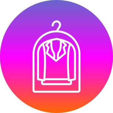 giysi simgesinin vektör illüstrasyonu