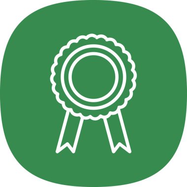 Madalya. Web simgesi basit illüstrasyon