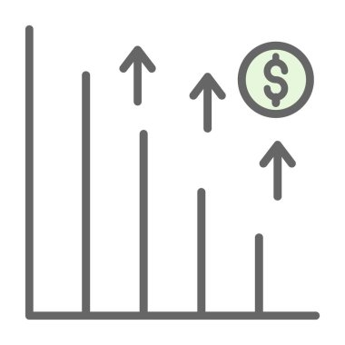 grafik ikonu vektör illüstrasyonu