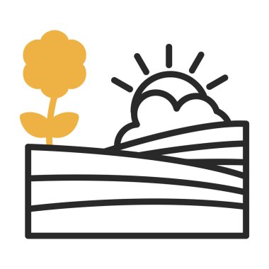 Bitkinin vektör illüstrasyonu