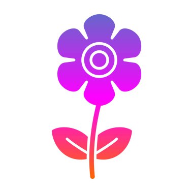 Şeffaf bir arkaplanda çiçek vektör çizimi. Birinci kalite semboller. kavram ve grafik tasarımı için vektör çizgisi simgesi.