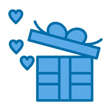 hediye kutusu vektör simgesi 