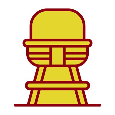 Çizgi film simgesinin vektör illüstrasyonu