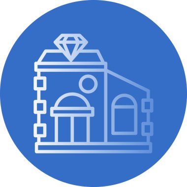 Kuyumcu web simgesi, vektör illüstrasyonu 