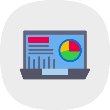 Grafik. Web simgesi basit illüstrasyon