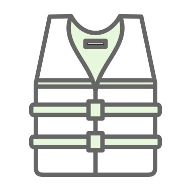 yelek simgesi, vektör biçimi