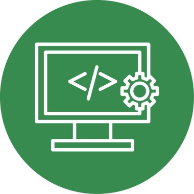 Web tasarım geliştirme simgesi 