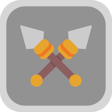 Mızrak logo vektör illüstrasyonu