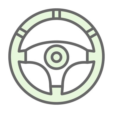 Direksiyon simgesi, vektör illüstrasyonu