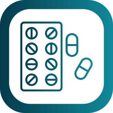 hap simgesi, vektör illüstrasyon tasarımı 