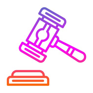 çekiç araç simgesi. vektör illüstrasyonu