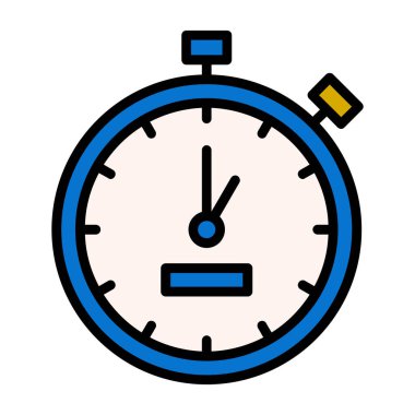 Kronometre simgesi çizimi 