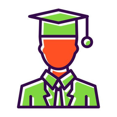 eğitim hattı vektör simgesi. 