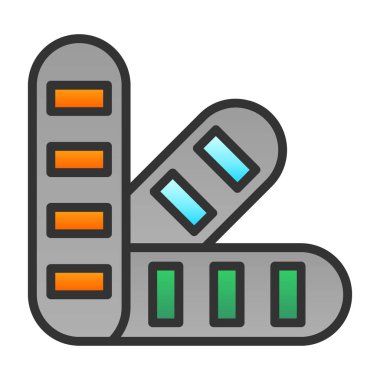 pil vektör illüstrasyonu