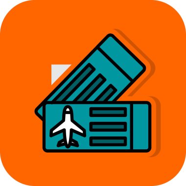 uçak ikonu vektör illüstrasyonu