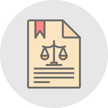 yasal belge vektör çizim tasarımı 