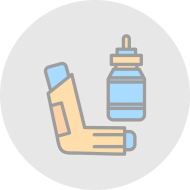 Bebek şişesi. Web simgesi basit illüstrasyon