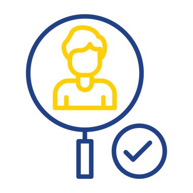 Ara. Web simgesi basit illüstrasyon