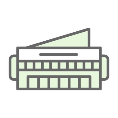 Yapı simgesi, vektör illüstrasyonu