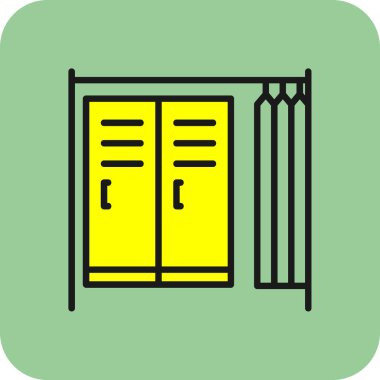 Modern binanın vektör illüstrasyonu