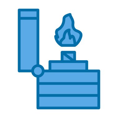 Daha hafif simgenin vektör illüstrasyonu 