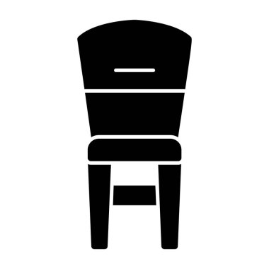 Sandalye. Web simgesi basit illüstrasyon                    