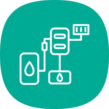 Modern b 'nin vektör illüstrasyonu eksik simgesi