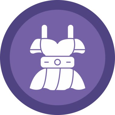 elbise simgesi, vektör illüstrasyonu basit tasarım